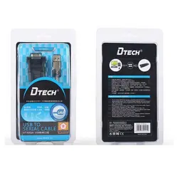 تبدیل یو اس بی به RS232 سریال 9 پین  1.8 متری مدل DT-5002A