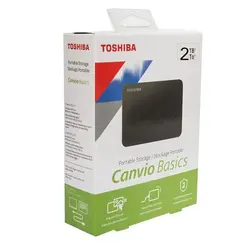 هارد اکسترنال 2 ترابایت TOSHIBA مدل CANVIO BASICS