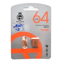 فلش مموری 64 گیگ مدل NANO برند QUEEN TECH
