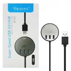 هاب + رم ریدر verity h404 usb3