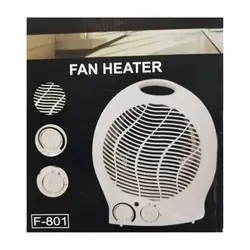 مینی فن بخاری هیتر 2000 وات گرمایشی برقی مدل fan heater f-801 - فروشگاه اینترنتی هوشا