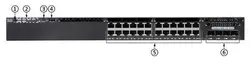 سوئیچ شبکه سیسکو 24 پورت WS-C3650-24TS-E