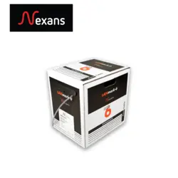 کابل شبکه 305 متری cat6 برند nexans