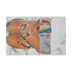 استیک منجمد قزل سالمون شارین مقدار 500 گرم