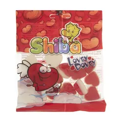 پاستیل شیبا طرح قلب وزن 65 گرم