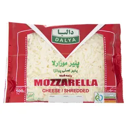 پنیر پیتزا موزارلا پرچرب دالیا مقدار 500 گرم