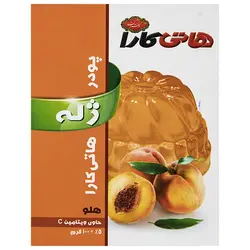 پودر ژله هلو هاتی کارا مقدار 100 گرم