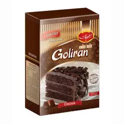 پودر کیک کاکائویی جعبه مقوایی 500 گرم  گلیران