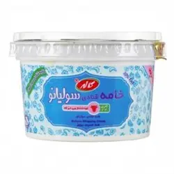 خامه قنادی شیرین منجمد کاله مقدار 450 گرم