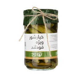 خیار شور ویژه فودلند مقدار 640 گرم