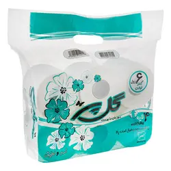 دستمال کاغذی توالت شش قلو چهار لایه گلپر