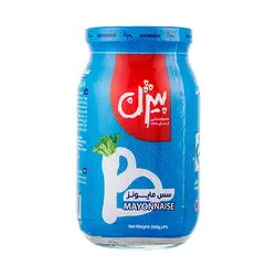 سس مایونز ظرف شیشه ای  500 گرمی بیژن