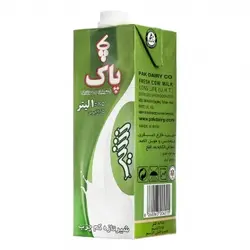 شیر پاکتی استریلیزه کم چرب اسکوئر 1L پاک