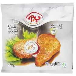 کتلت گوشت 40% ب.آ مقدار 450 گرم