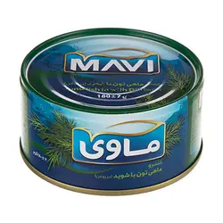 کنسرو تن ماهی با شوید180 گرمی ماوی