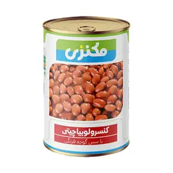 کنسرو لوبيا با سس گوجه 380 گرمي مکنزي