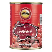 کنسرو لوبيا در سس چيلي 390 گرمي بهروز