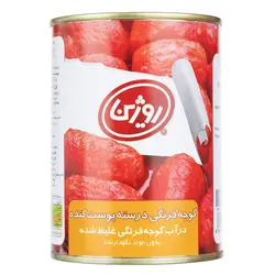 کنسرو گوجه فرنگی پوست کنده روژین تاک - 380 گرم