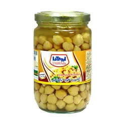 کنسرو نخود آبگوشتي شيشه 380 گرمي اروم آدا