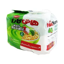 نودل 77 گرمی با طعم سبزیجات 5 عددی هاتی نودل