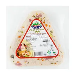 وکیوم کالباس مخلوط گوشت ومرغ وقارچ70% 350g کامپوره