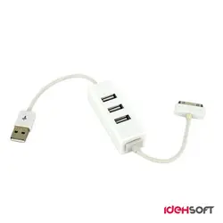 هاب 3 پورت USB2.0 مدل H021 | فروشگاه ابده سافت