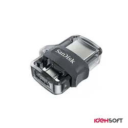 فلش مموری سن دیسک مدل Ultra Dual Drive M3.0 ظرفیت 64 گیگابایت