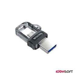 فلش مموری سن دیسک مدل Ultra Dual Drive M3.0 ظرفیت 64 گیگابایت