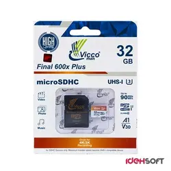 رم میکرو ۳۲ گیگ ویکومن Vicco Final U3 A1 90MB/s