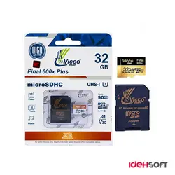 رم میکرو ۳۲ گیگ ویکومن Vicco Final U3 A1 90MB/s