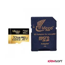 رم میکرو ۳۲ گیگ ویکومن Vicco Final U3 A1 90MB/s