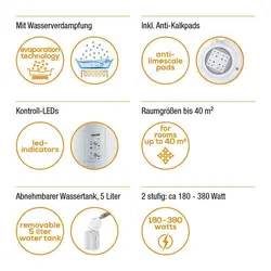 دستگاه بخور گرم بیورر Beurer LB50