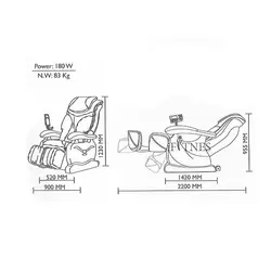 صندلی ماساژور آیرست-iRest sla11