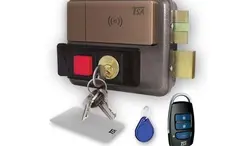 قفل هوشمند درب حیاط ریموت دار و کارتی TSA