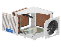 کولر آبی سلولزی پلیمری 15 هزار فول آپشن بغل زن نیرو تهویه البرز مدل NTAC3/150F7