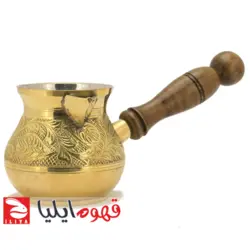 مشخصات، قیمت و خرید قهوه جوش ترک روگازی برنجی قلمکار (1 تا 4 کاپ) | فروشگاه اینترنتی ایلیا