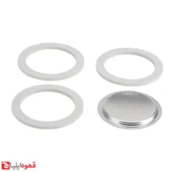مشخصات، قیمت و خرید بسته واشر و فیلتر موکاپات بیالتی 6 کاپ l فروشگاه اینترنتی قهوه ایلیا