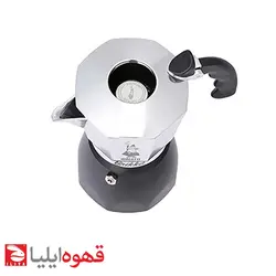 اسپرسو ساز بیالتی مدل بریکا پایه مشکی 4 کاپ
