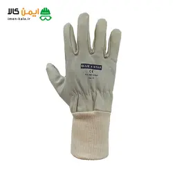 دستکش جوشکاری آرگون ساق کوتاه مچ کش دار % دستکش آرگون % جوشکاری