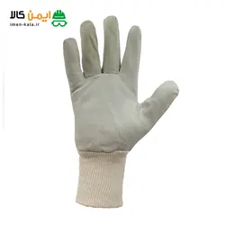 دستکش جوشکاری آرگون ساق کوتاه مچ کش دار % دستکش آرگون % جوشکاری