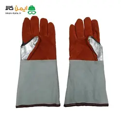 دستکش عایق حرارت آلومینیومی کف چرم SPERIAN % اسپرین کف چرم
