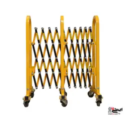 راهبند آکاردئونی دوبل چرخ دار