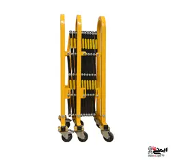 راهبند آکاردئونی دوبل چرخ دار