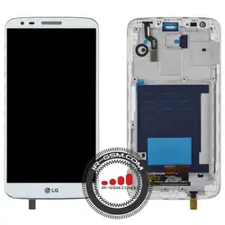 تاچ ال سی دی ال جی اورجینال با فریم سفید LCD LG G2 D800 D801 D803 VS980