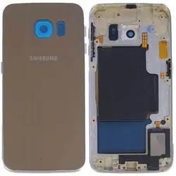 شاسی و قاب کامل طلایی COVER SAMSUNG GALAXY S6 G920 GOLD