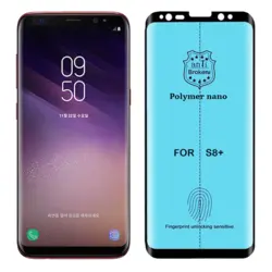گلس ضد خش و محافظ تمام چسپ سامسونگ SAMSUNG Galaxy S8 PLUS G955 FULL