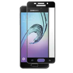 گلس ضد خش و محافظ صفحه نمایش SAMSUNG A710 A7 2016 FULL BLACK