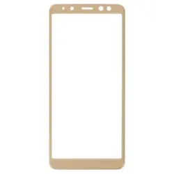 گلس ضد خش و محافظ فول تمام چسب طلایی SAMSUNG A530 A8 2018 GOLD