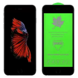 گلس ضد خش و محافظ تمام چسب مشکی IPHONE 6G PLUS 6S PLUS 20D BLACK