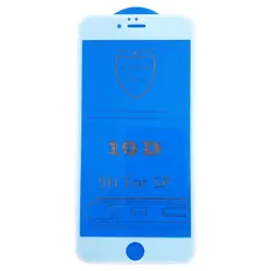 گلس ضد خش و محافظ تمام چسب سفید IPHONE 6G PLUS 6S PLUS 10D WHITE